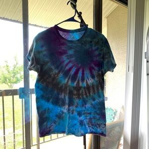 Purple and Blue Tie dye